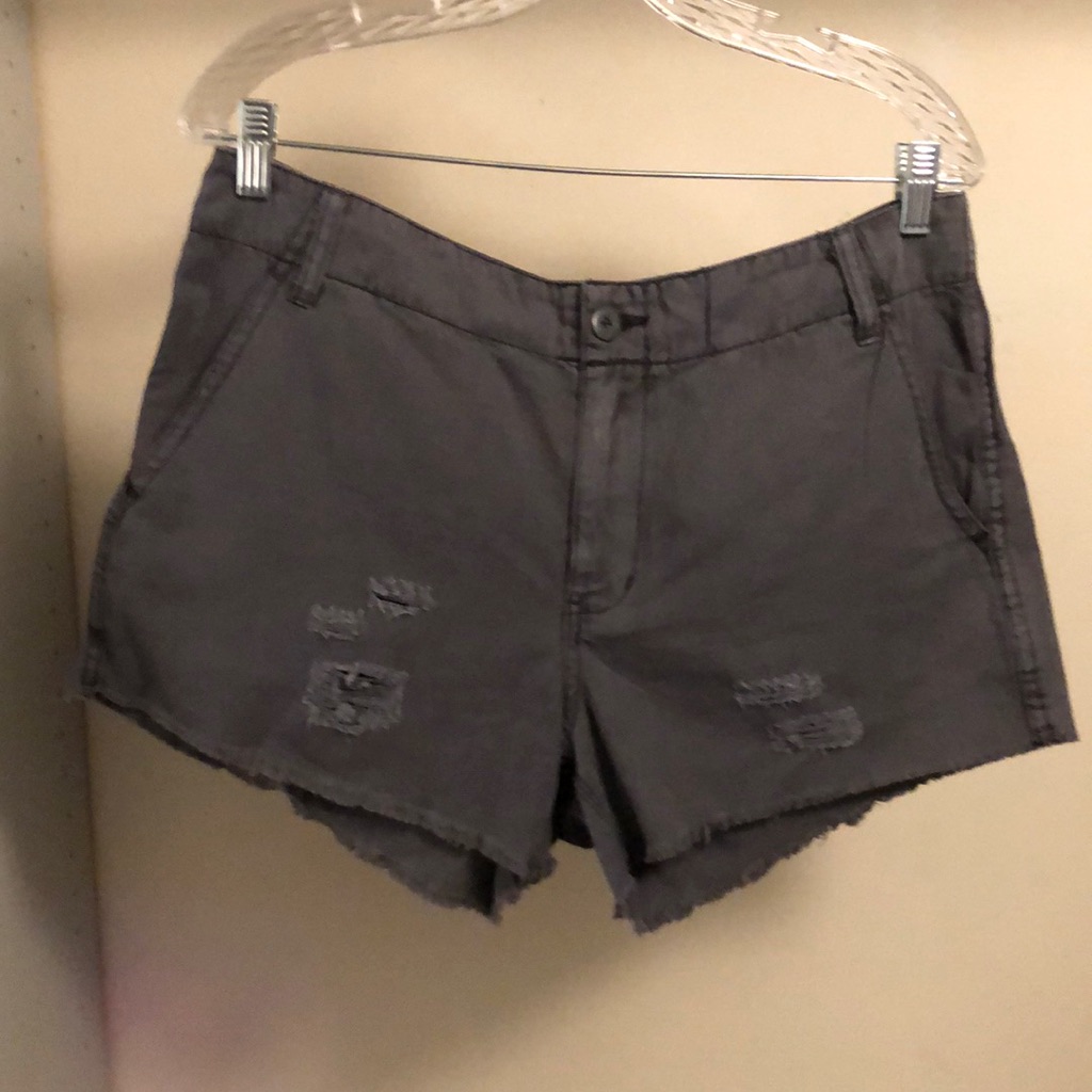 Bdg Grey / Gray Distressed Shorts - Size 31